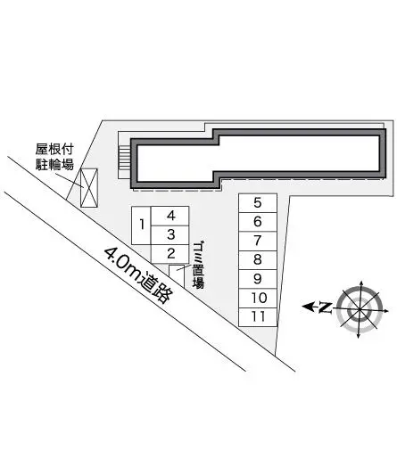 ★手数料０円★八王子市石川町　月極駐車場（LP）